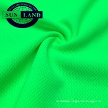 EN20471 high visibility clothing fluorescent yellow uv protection birdeye mesh fabric